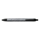 Black & Grey  Pattered Company/Event Zwarte Inkt Pen (Achterkant)