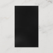 Black Grey Pink Monogram Visitekaartje (Achterkant)