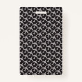 Black Grey Plane Airplanes Pilot Plane Aviation Badge (Voorkant)