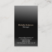 Black Grey Red Travel Agent Professional Visitekaartje (Achterkant)