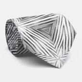 Black Grey Star Pattern Stropdas (Opgerold)