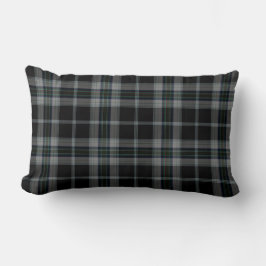 Black Grey Tartan Pset Kussen