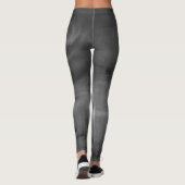 Black Grey White Abstract Dance Leggings (Achterkant)