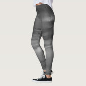 Black Grey White Abstract Dance Leggings (Links)