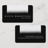 Black Grey White Trend Visitekaartje Event Planner (Voorkant / Achterkant)