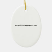 Black Greyhound Dog Art Ornament (Achterkant)