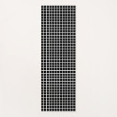 Black Grid Yoga Mat (Voorkant)