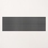 Black Grid Yoga Mat (Voorkant (horizontaal))