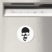 Black Grim Reaper Skull Magneet (Insitu (Vaatwasser))