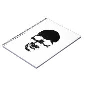 Black Grim Reaper Skull Notitieboek (Linkerzijde)