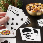 Black Grim Reaper Skull Pokerkaarten (Insitu)