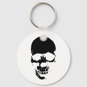 Black Grim Reaper Skull Sleutelhanger