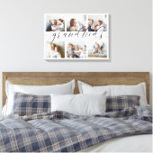 Black | Grootkinderen maken foto's van het leven Canvas Afdruk (Insitu (Slaapkamer))