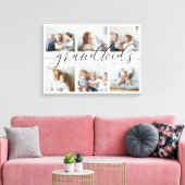 Black | Grootkinderen maken foto's van het leven Canvas Afdruk (Insitu (Woonkamer))