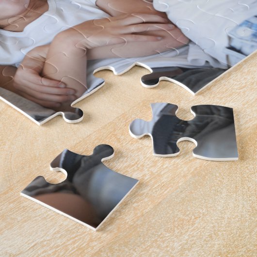 Black | Grootkinderen maken foto's van het leven Legpuzzel (Zijkant)