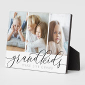 Black | Grootkinderen maken het leven Grand 3 Foto Fotoplaat (Zijkant)