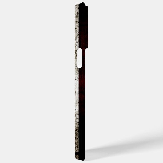 Black Grunge American Flag Case-Mate iPhone Case (Achterkant / Rechts)