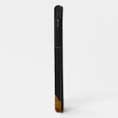 Black Grunge Anarcho Gadsden Flag Case-Mate iPhone Case (Achterkant/links)