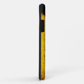 Black Grunge Anarcho Gadsden Flag Case-Mate iPhone Case (Achterkant/rechts)