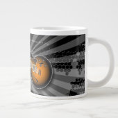 Black Grunge Burst Guitar Specialty Mok (Rechts)