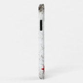 Black Grunge California State Flag Case-Mate iPhone Case (Achterkant/rechts)