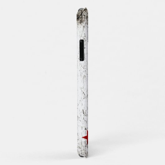 Black Grunge California State Flag Case-Mate iPhone Case (Achterkant/rechts)