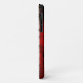 Black Grunge California State Flag Case-Mate iPhone Case (Achterkant/links)