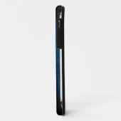 Black Grunge Chicago Flag Case-Mate iPhone Case (Achterkant/links)