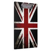 Black Grunge England Flag 3 Klembord (Rechts)