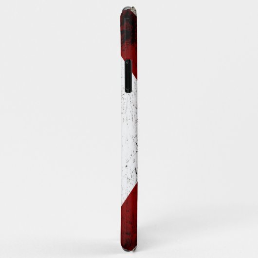 Black Grunge Florida State Flag Case-Mate iPhone Case (Achterkant/rechts)