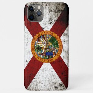 Black Grunge Florida State Flag Case-Mate iPhone Case
