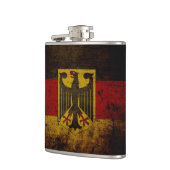 Black Grunge Germany Flag Heupfles (Links)