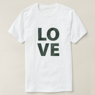 Black Grunge Love Valentijn T-shirt