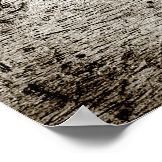 Black Grunge Massachusetts State Flag Poster (Hoek)