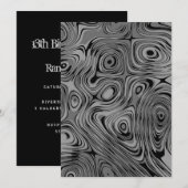 Black Grunge Sons Boys Tiener Birthday Kaart (Voorkant / Achterkant)