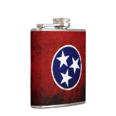 Black Grunge Tennessee State Flag Heupfles (Rechts)