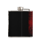 Black Grunge Tennessee State Flag Heupfles (Achterkant)