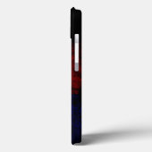 Black Grunge Texas State Flag Case-Mate iPhone Case (Achterkant / Links)