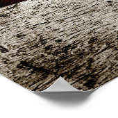 Black Grunge Washington DC Flag Poster (Hoek)