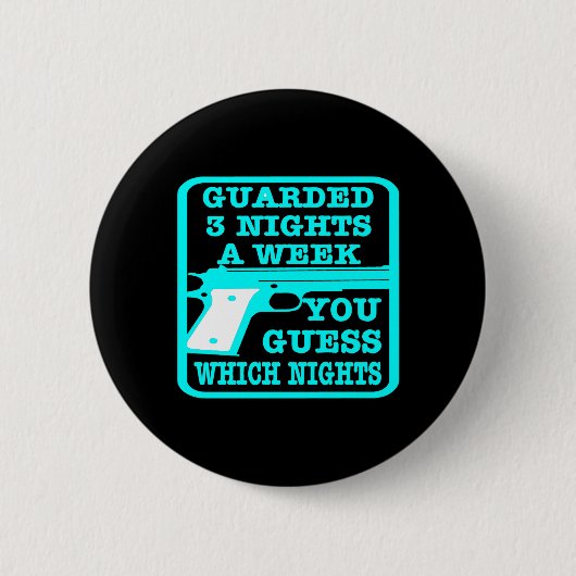 Black Guard 3-acht weken Ronde Button 5,7 Cm (Voorkant)
