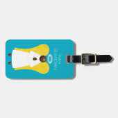 Black Guardian Angel, (dubbelzijdig) Bagagelabel (Voorkant horizontaal)