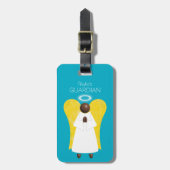 Black Guardian Angel, (dubbelzijdig) Bagagelabel (Voorkant verticaal)