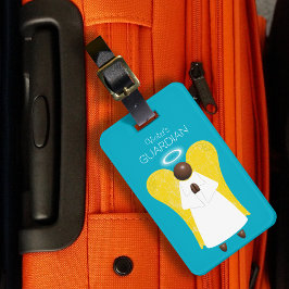 Black Guardian Angel, (dubbelzijdig) Bagagelabel