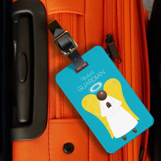 Black Guardian Angel, (dubbelzijdig) Bagagelabel