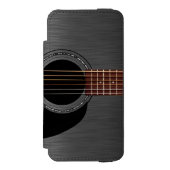 Black Guitar Piano Combo Incipio iPhone Portemonnee Hoesje (Voorkant Agenda)