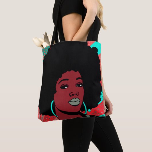 Black Gurl Pop Art Tote Bag (Dichtbij)