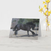 Black Gypsy-Wenskaart Kaart (Gele Bloem)