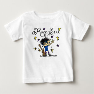 Black Hair Boy Rock Star