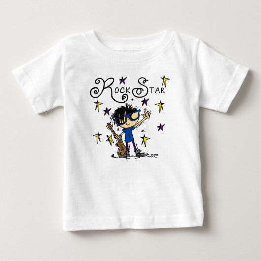 Black Hair Boy Rock Star (Voorkant)