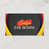 Black Hair Braiding Salon Verbind met ons QR-code Visitekaartje (Achterkant)